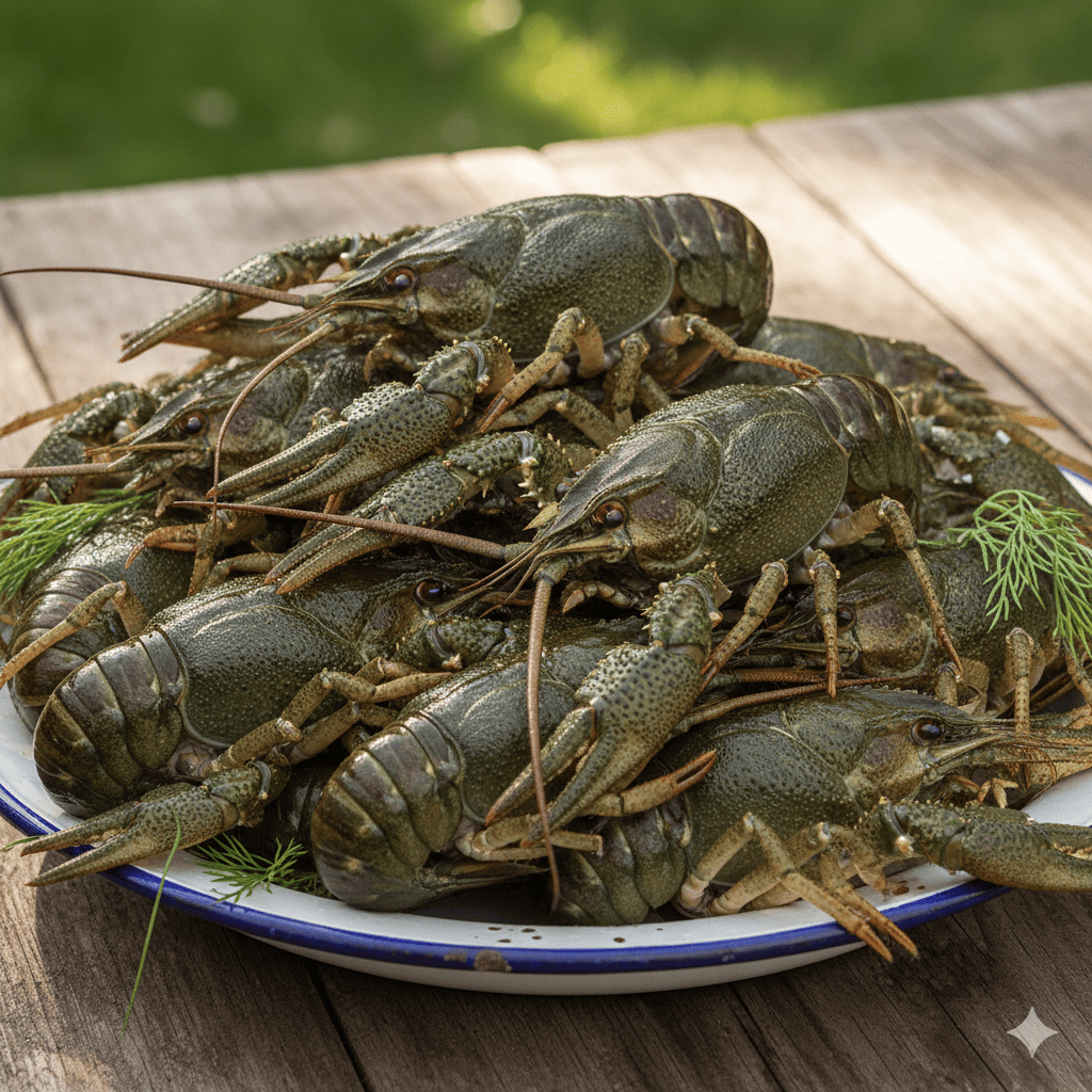 Рак крупный живой